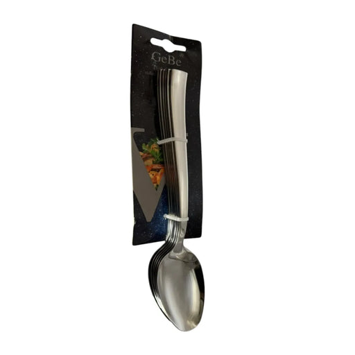 GeBe 6-piece stainless steel large dinner spoons set on SpotNGrab Lebanon