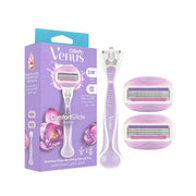 Gillette Venus ComfortGlide Breeze women's razor with purple handle and built-in gel bars on Spotngrab Lebanon.