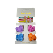 heart design clips and band