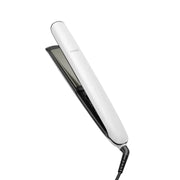 Hoco HP47 2-in-1 hair straightener and curler displaying ceramic plates and curved styling barrel on Spotngrab Lebanon.