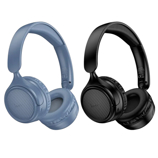 HOCO W66 Wave Bluetooth 5.4 wireless headphones in black – high-performance audio Lebanon Spotngrab.