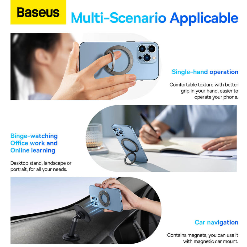 baseus Halo Series Foldable Metal Ring Stand ring spotngrab lebanon