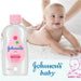 Johnson's Baby Oil 200ml – gentle moisturizing oil in clear bottle with pink cap, ideal for baby massage and dry skin care