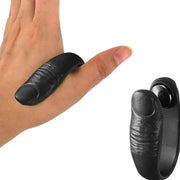 Black U-shaped LI4 acupressure hand clip shown worn on the hand and isolated on Spotngrab Lebanon.
