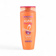 L'Oréal Elvive Dream Lengths Restoring Shampoo XXL – pink bottle for long, damaged hair with keratin, castor oil, and vitamins