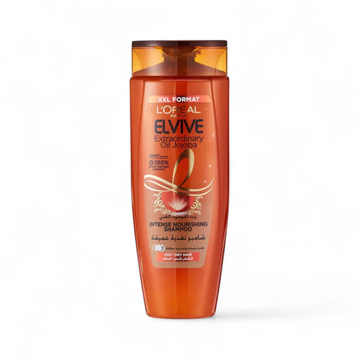 L'Oréal Elvive Extraordinary Oil Jojoba Shampoo XXL – golden bottle for very dry hair enriched with jojoba and coconut oil for deep hydration and shine