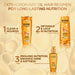 Elvive Extraordinary Oil hair care products with step-by-step instructions 