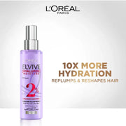 L’Oréal Paris Elvive Hyaluron Plump Serum – Hydrating leave-in spray with 2% Hyaluronic Acid for dehydrated hair, adds bounce, shine, and moisture at spotngrab