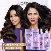 L’Oréal Paris Elvive Hyaluron Plump Serum – Hydrating leave-in spray with 2% Hyaluronic Acid for dehydrated hair, adds bounce, shine, and moisture at spotngrab