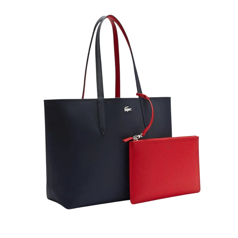 Lacoste double-face reversible tote bag with pouch – SpotNGrab Lebanon