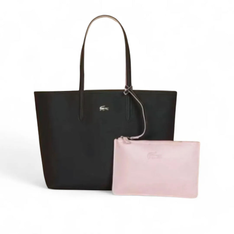 Lacoste double-face reversible tote bag with pouch – SpotNGrab Lebanon