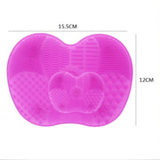 Spotngrab makeup tool: Silicone mat for deep cleaning cosmetic brushes.
