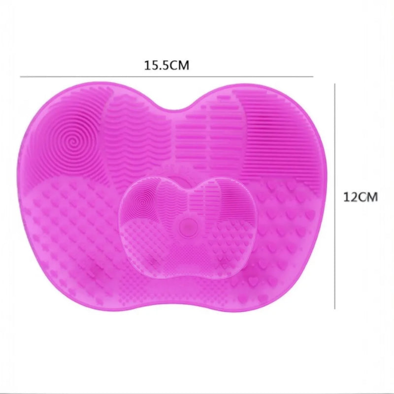 Spotngrab makeup tool: Silicone mat for deep cleaning cosmetic brushes.