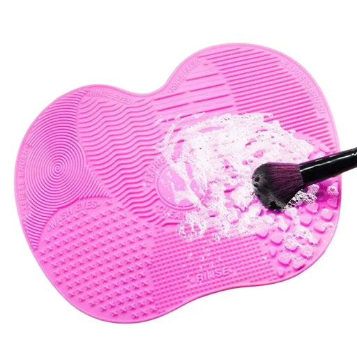 Spotngrab makeup tool: Silicone mat for deep cleaning cosmetic brushes.