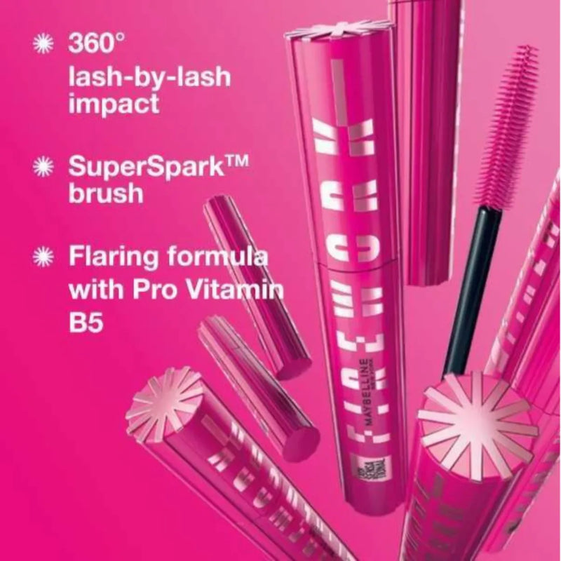 Maybelline Lash Sensational Firework Mascara Blackest Black available at spotngrab lebanon