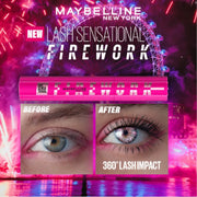 Maybelline Lash Sensational Firework Mascara Blackest Black available at spotngrab lebanon