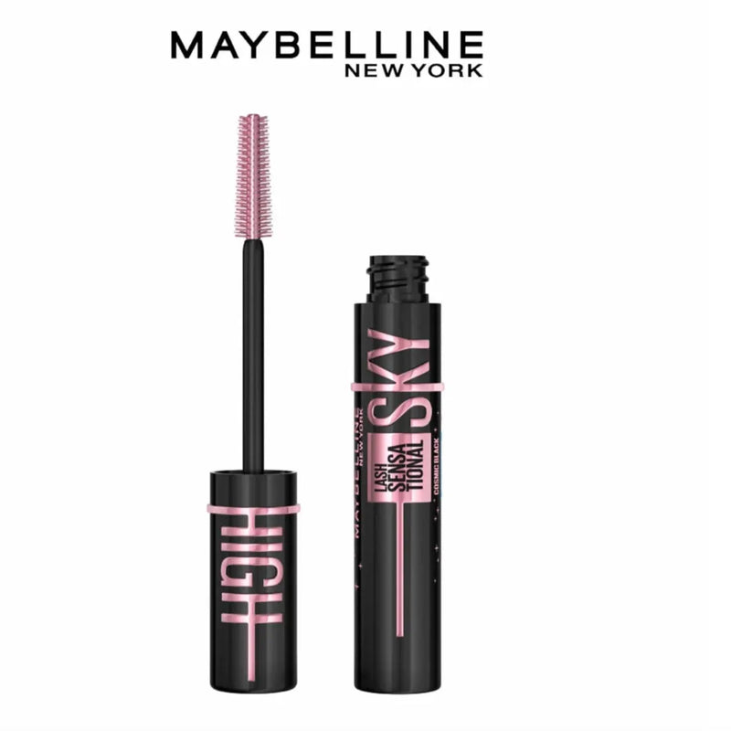 Maybelline Sky High Mascara – Flex Tower Brush – Black Volume & Length available at spotngrab lebanon