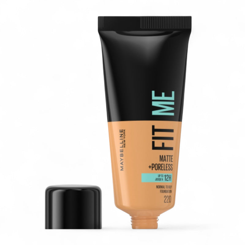 Maybelline New York Fit Me Matte Poreless Liquid Foundation - Normal To Oily Skin - 220 Natural Beige