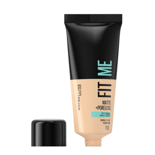 Maybelline Fit Me Matte + Poreless Foundation 110 Porcelain vailable at spotngrab 
