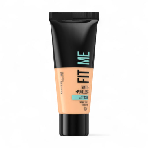 Maybelline Fit Me Matte + Poreless Foundation 124 Soft Sand available at spotngrab beirut