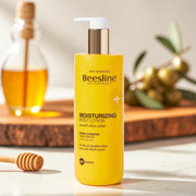 Beesline Moisturizing Body Lotion Bottle – Natural Hydrating Body Care for Dry & Sensitive Skin – With Coconut Oil, Honey, and Vitamin E – SpotNGrab Lebanon