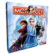 Official Monopoly Junior Disney Frozen Edition board game box for kids on Spotngrab Lebanon.