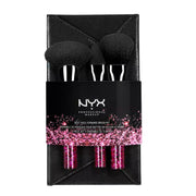 NYX Best Face Forward 3-Piece Brush Kit with Clutch – Face Brushes Set available at spotngrab lebanon 
