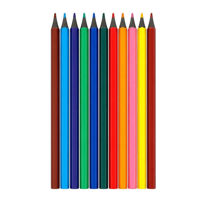 12-piece Colors New Elite colored pencil set displayed in its original retail packaging on Spotngrab Lebanon.