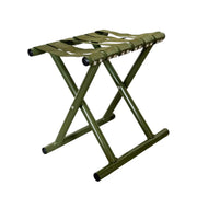 Camping stool X-frame side details