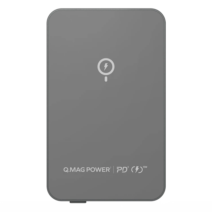 Momax Q.MAG POWER 7 MAGNETIC WIRELESS BATTERY PACK 10000MAH GREY