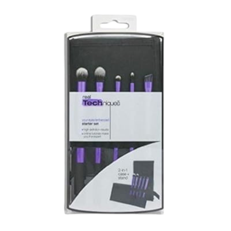 Real Techniques Eyes Starter Set – 5 Eye Brushes with Case – SpotnGrab Lebanon