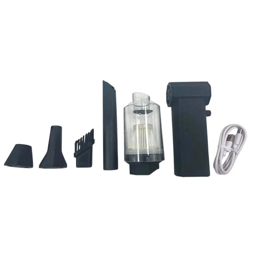 Black tactical handheld turbo jet fan air blower displaying its precision nozzle tip and industrial motor housing on Spotngrab Lebanon.