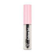 Ruby Beauty Eyebrow Gel transparent tube with pink cap and spoolie wand on Spotngrab Lebanon.