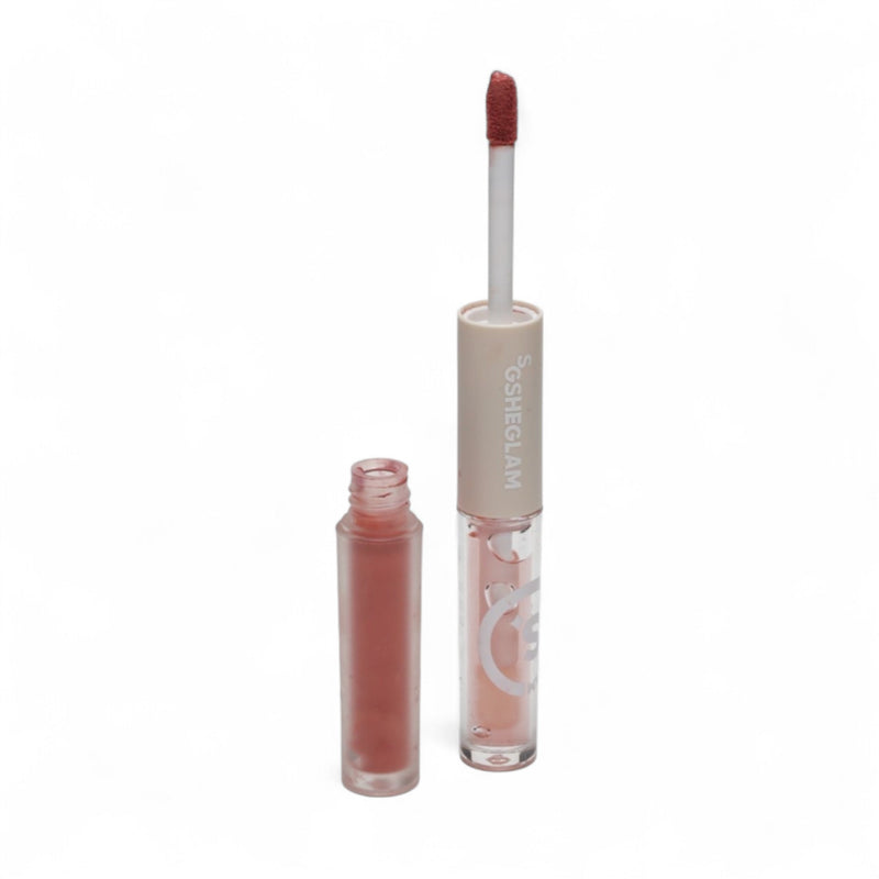SHEGLAM Lip Gloss and Lipstick Duo Set 2 in 1