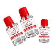 Samoa Gloss & Go Quick Dry Protective Top Coat 6 ml glass bottle with red cap on Spotngrab Lebanon.
