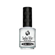 Seche Vite Dry Fast Top Coat 14 mL clear glass bottle with black pattern cap on Spotngrab Lebanon.