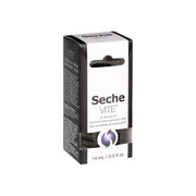 Seche Vite Dry Fast Top Coat 14 mL clear glass bottle with black pattern cap on Spotngrab Lebanon.