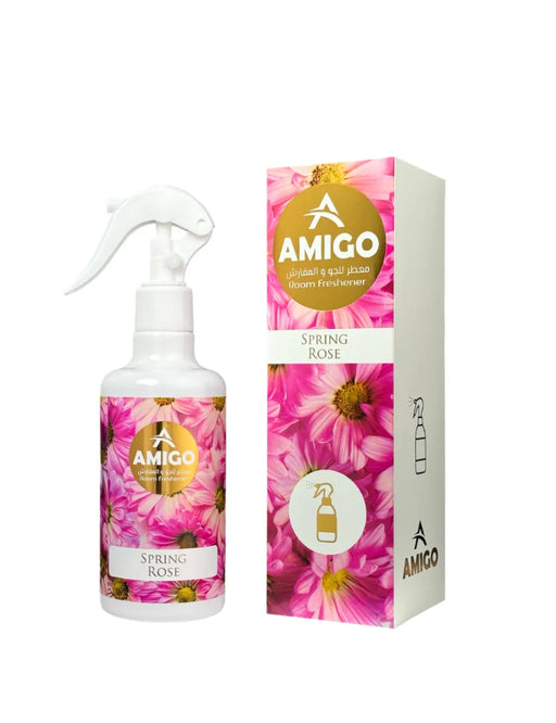 Amigo Room Freshener Spring Rose 300ml bottle - SpotNGrab Lebanon