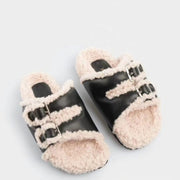Black teddy lined slipper available at Spotngrab Lebanon