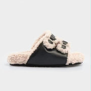 Black teddy lined slipper available at Spotngrab Lebanon