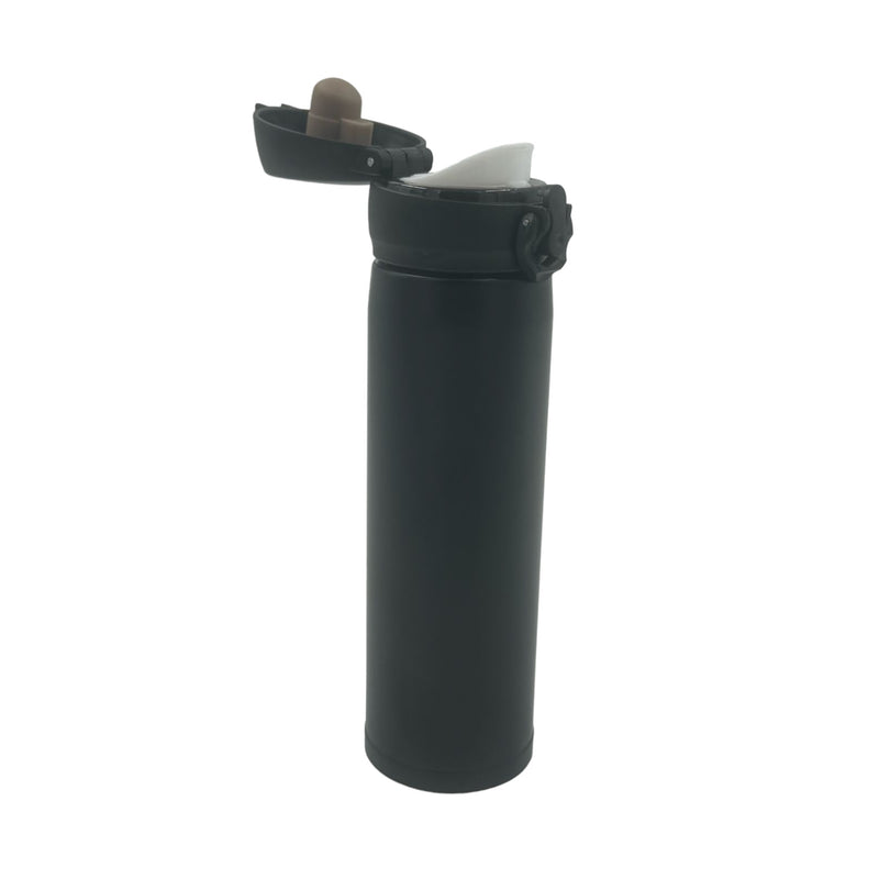 Stainless Steel Insulated Travel Mug Double Walled with Lockable Push Button Pop Up Lid | 500ML
