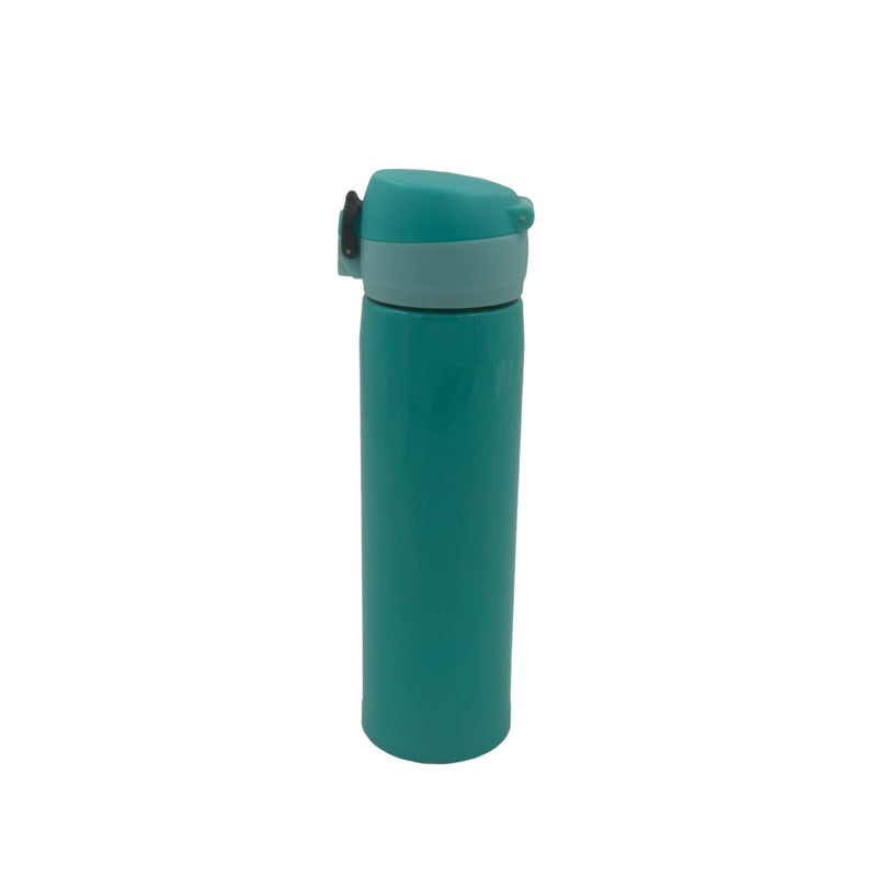 Stainless Steel Insulated Travel Mug Double Walled with Lockable Push Button Pop Up Lid | 500ML