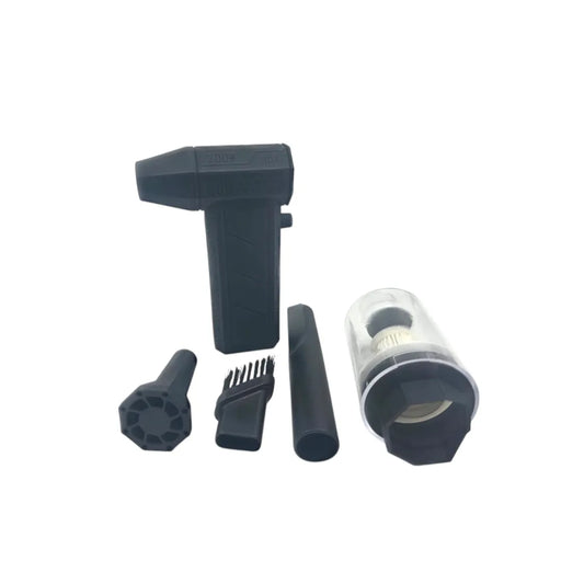 Black tactical handheld turbo jet fan air blower displaying its precision nozzle tip and industrial motor housing on Spotngrab Lebanon.