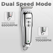 VGR V-071 professional cordless hair trimmer for men with T-blade on Spotngrab Lebanon.