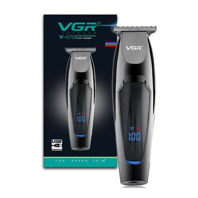 VGR V-070 hair and beard trimmer with digital LED display
