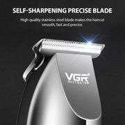 VGR V-070 trimmer self-sharpening blade close-up