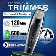 VGR V-070 trimmer LED display in turbo mode