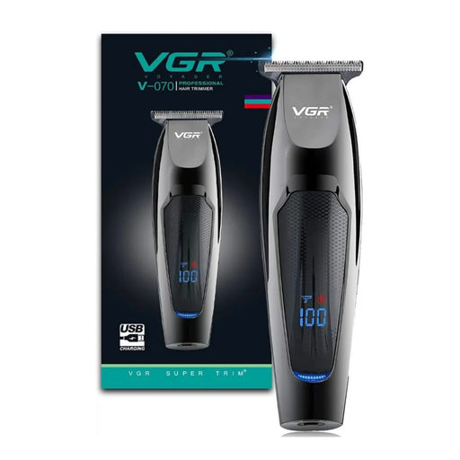 VGR V-070 hair and beard trimmer with digital LED display