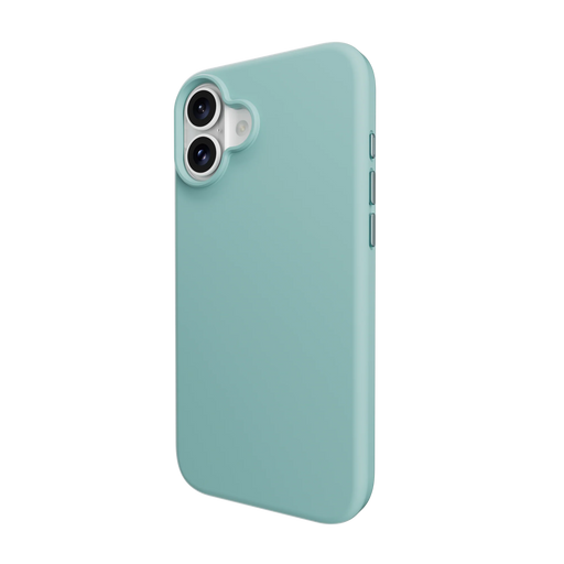 Aqua Mageasy Vibrant M shockproof case for iPhone 16 (2024) available at SpotnGrab Lebanon, showcasing its vibrant blue color
