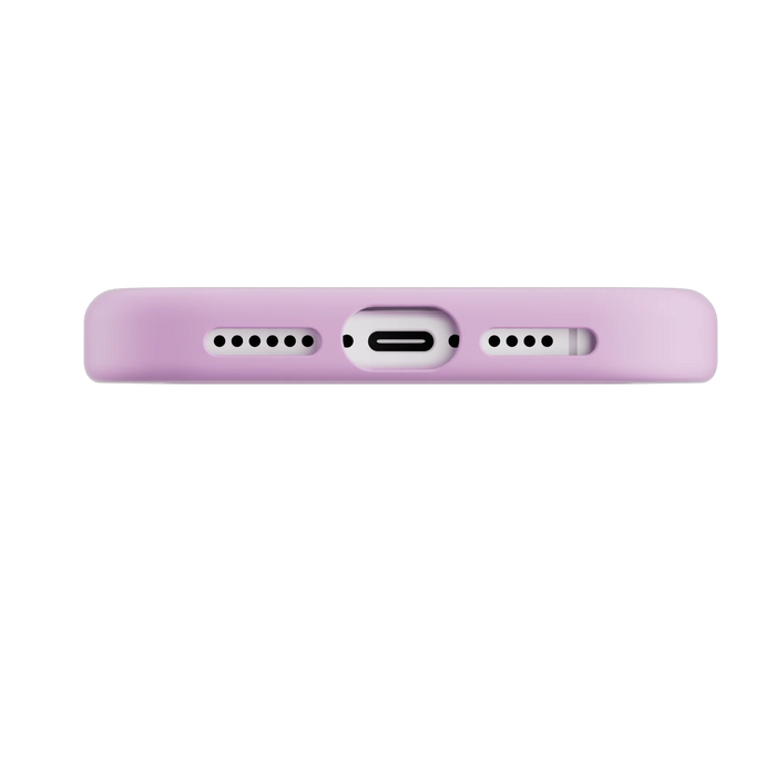 Durable and stylish lavender Mageasy Vibrant M protective cover for your 2024 iPhone 16, providing shock absorption with a calming aesthetic
